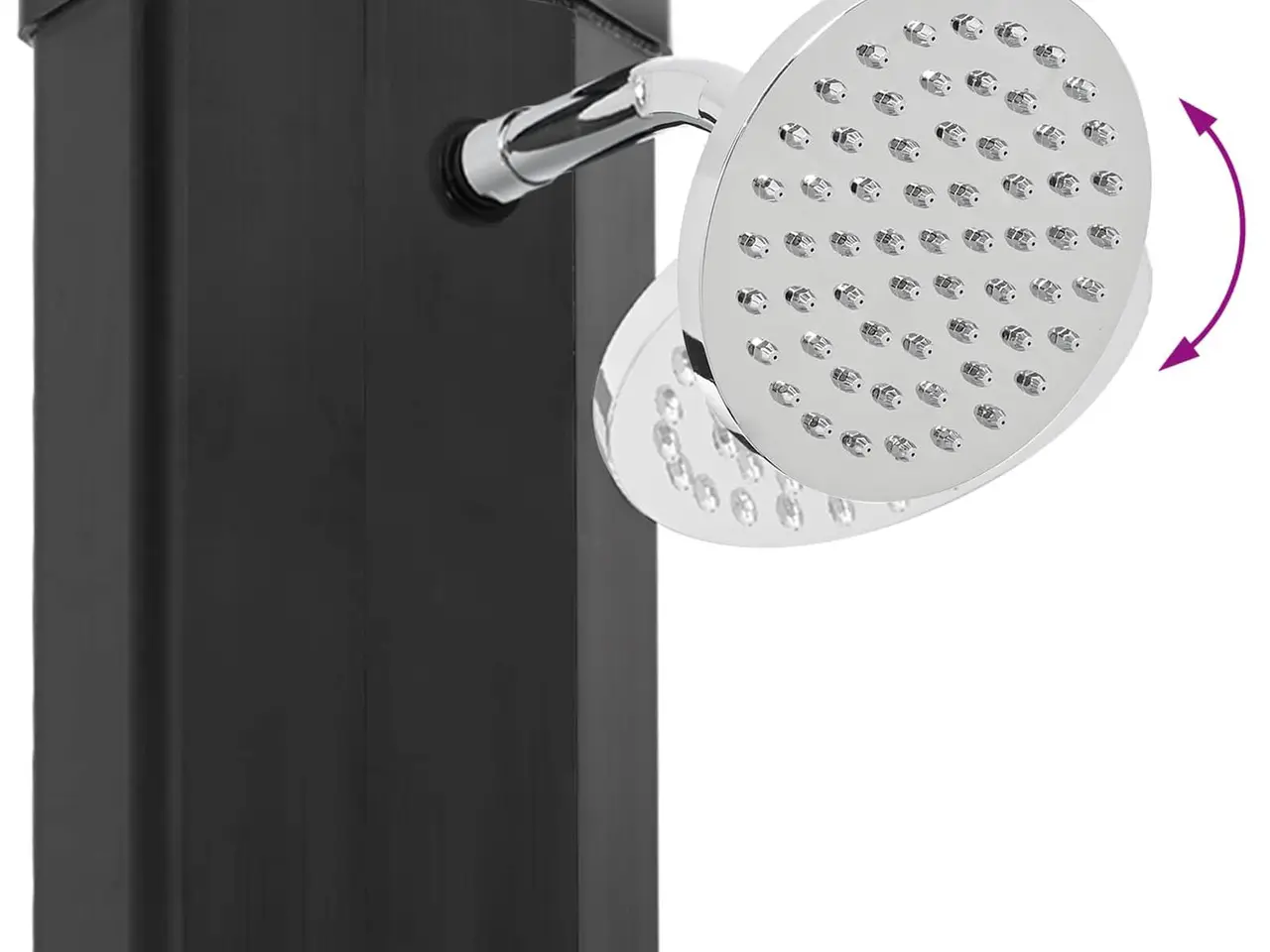 Billede 8 - Solbruser med bruserhoved og vandhane 40 l sort