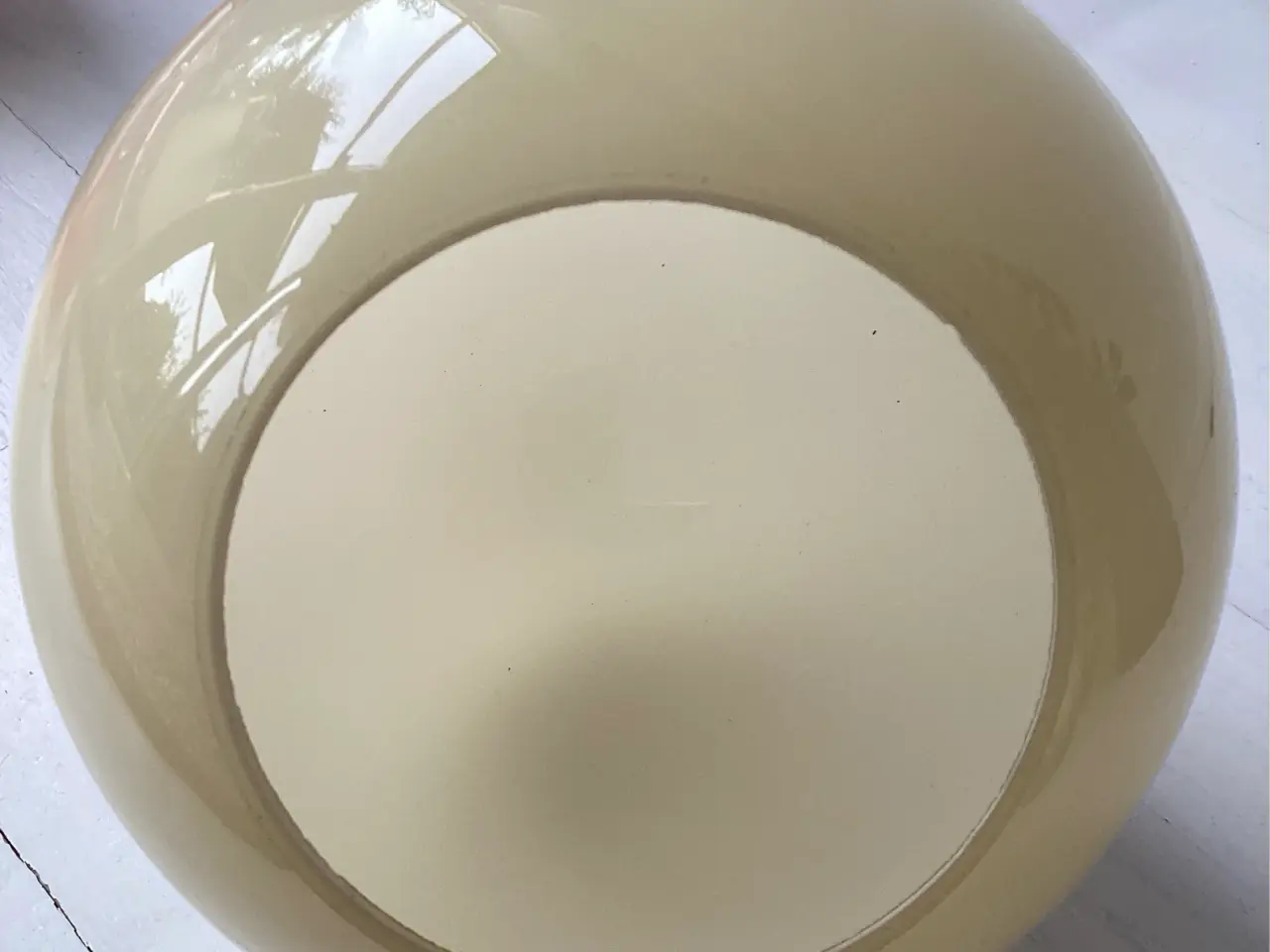 Billede 7 - Ældre kugle/globe loftslampe i glas