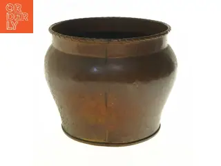 Flot stor gammel Kobberkrukke (str. Ø 20x22 cm)