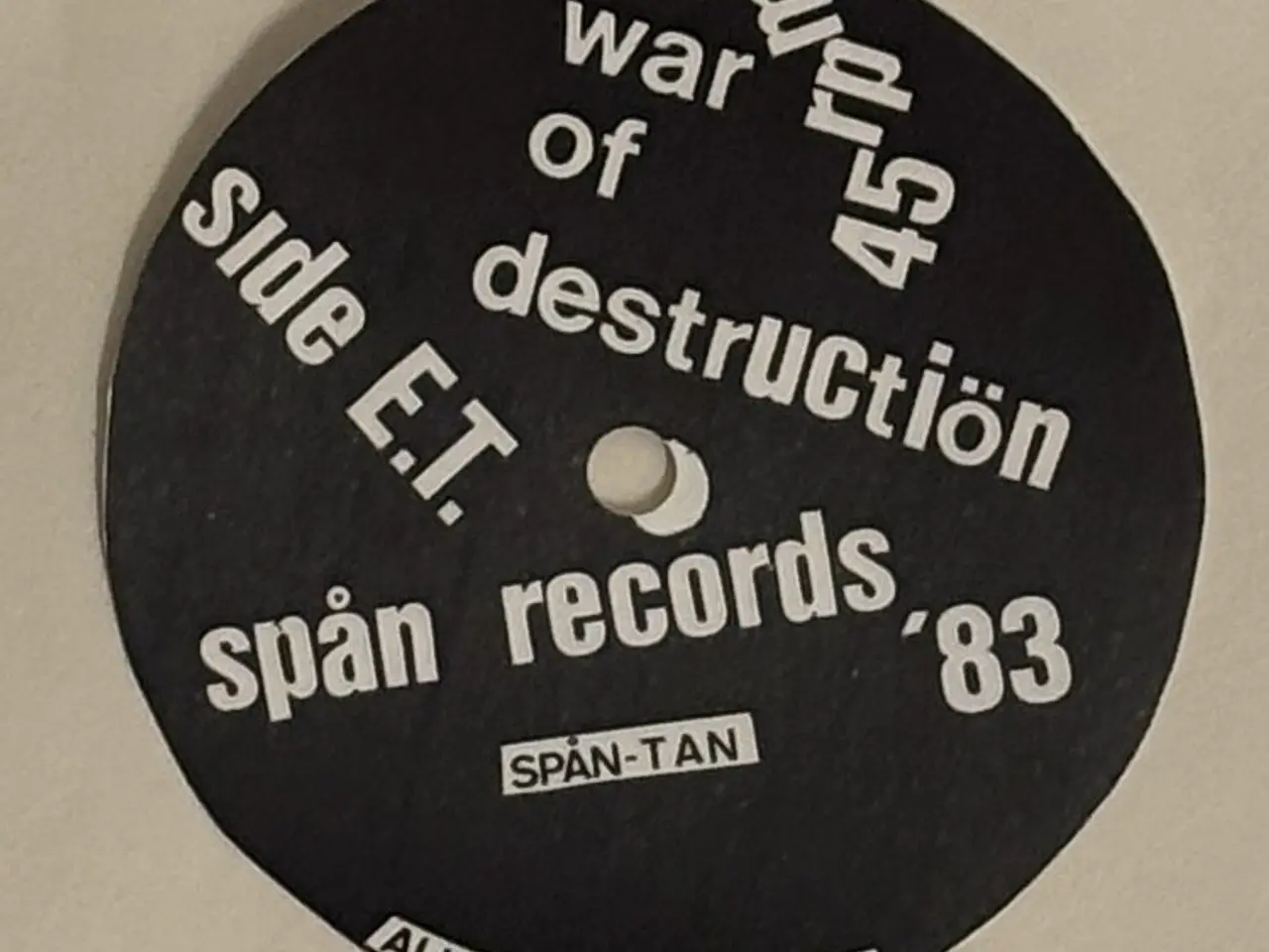 Billede 7 - War Of Destruction - S/T 7" EP | Spån Records