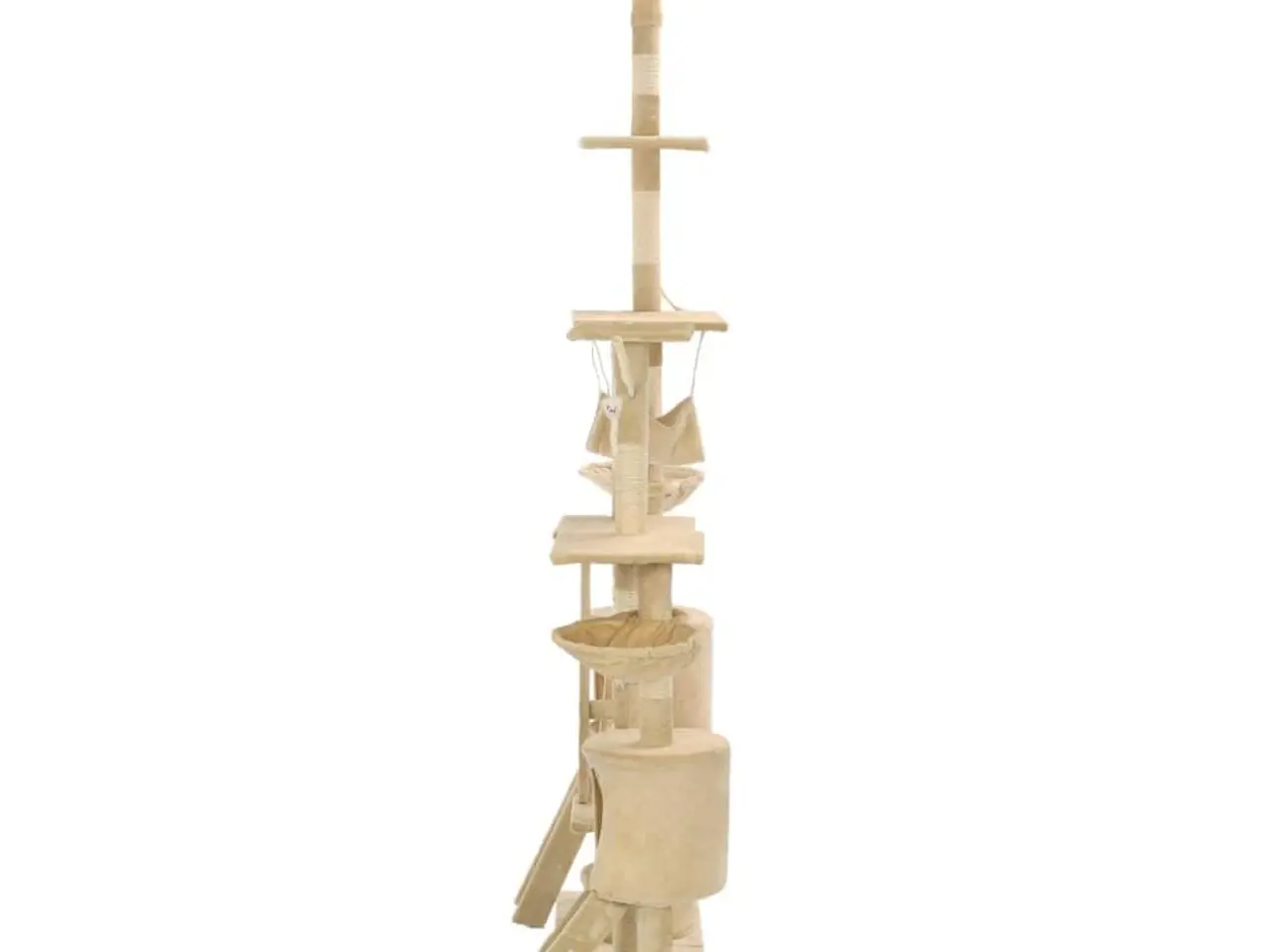 Billede 4 - Kradsetræ med sisal-kradsestolper 230-250 cm - beige