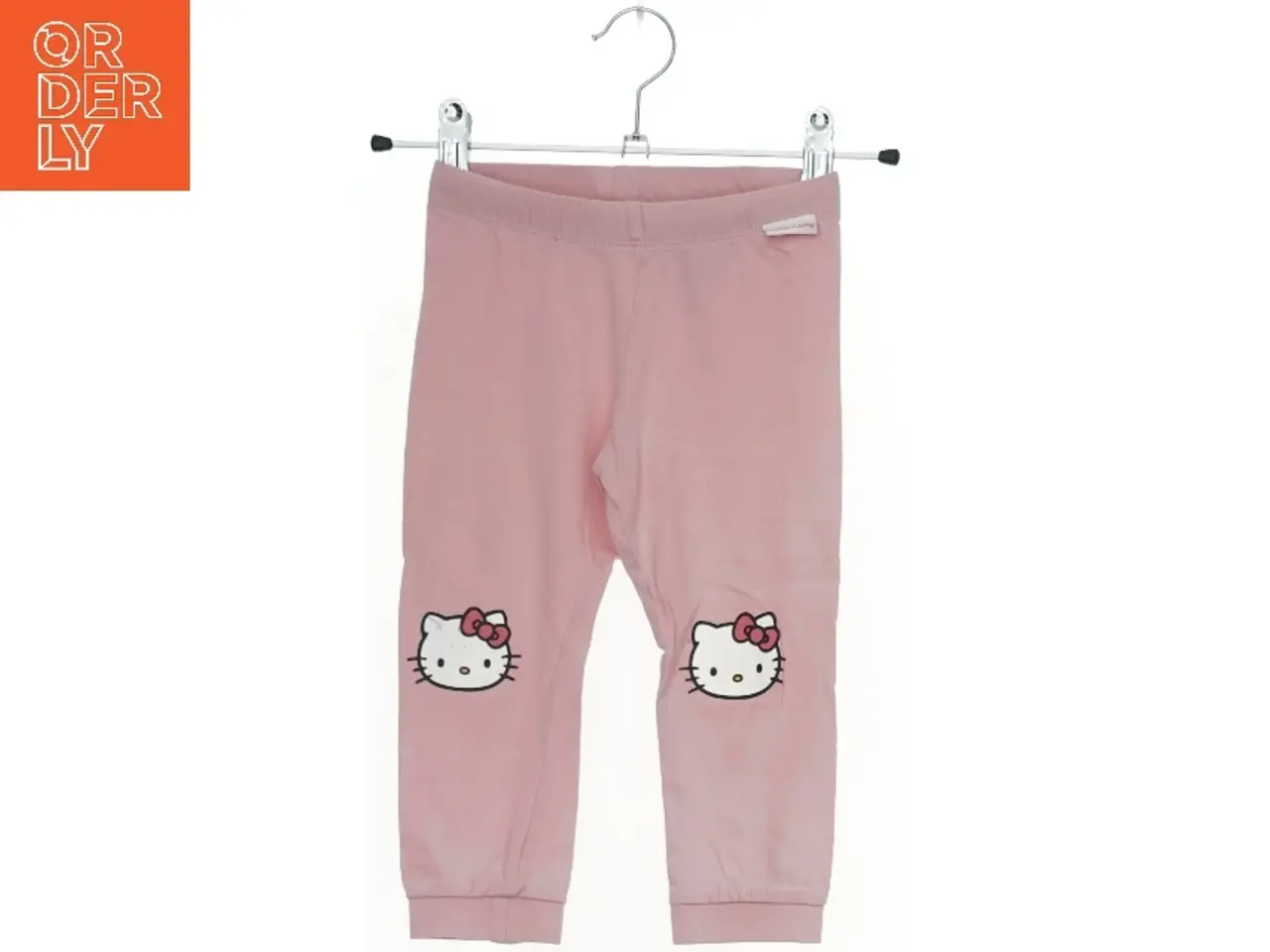 Billede 1 - Rosa leggings med Hello Kitty motiv fra H&M (str. 86)