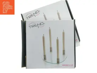 2 stk lysestage til 4 lys - advent (str. 28 x 28 cm)