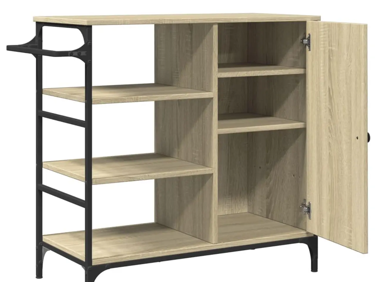 Billede 9 - Køkkenvogn 87,5x38,5x84,5 cm konstrueret træ sonoma-eg