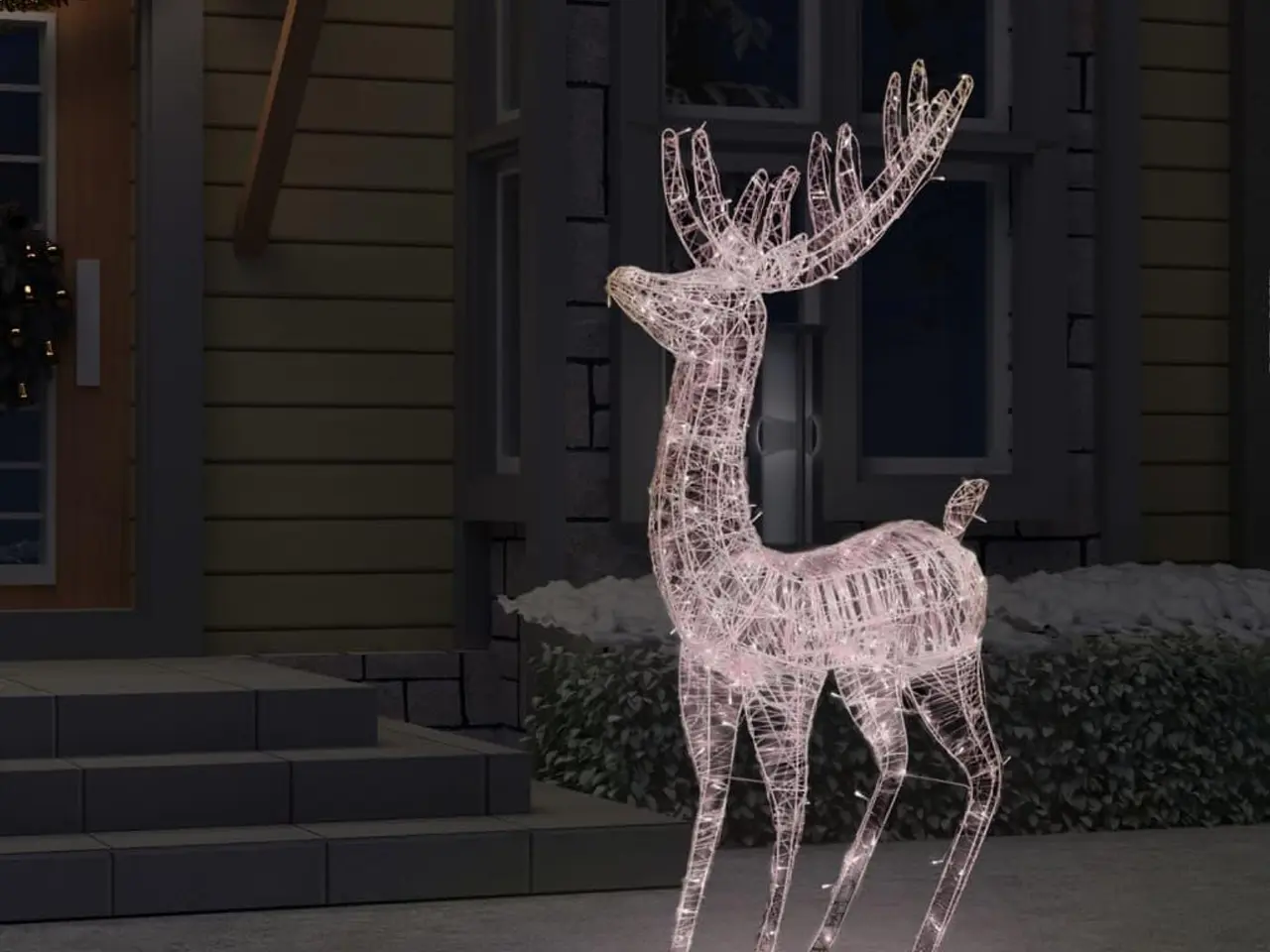 Billede 3 - Julerensdyr XXL 180 cm - varm hvid