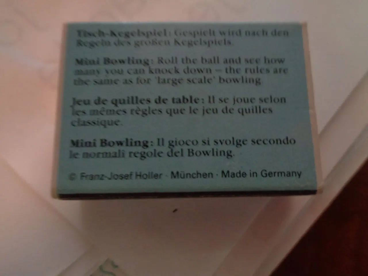 Billede 4 - Bord kegle spil