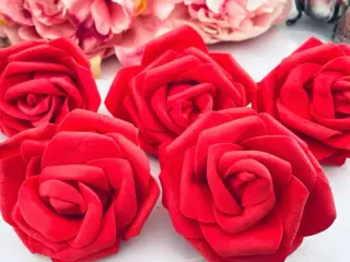 Kunstig blomster roser til pynt / hobby 