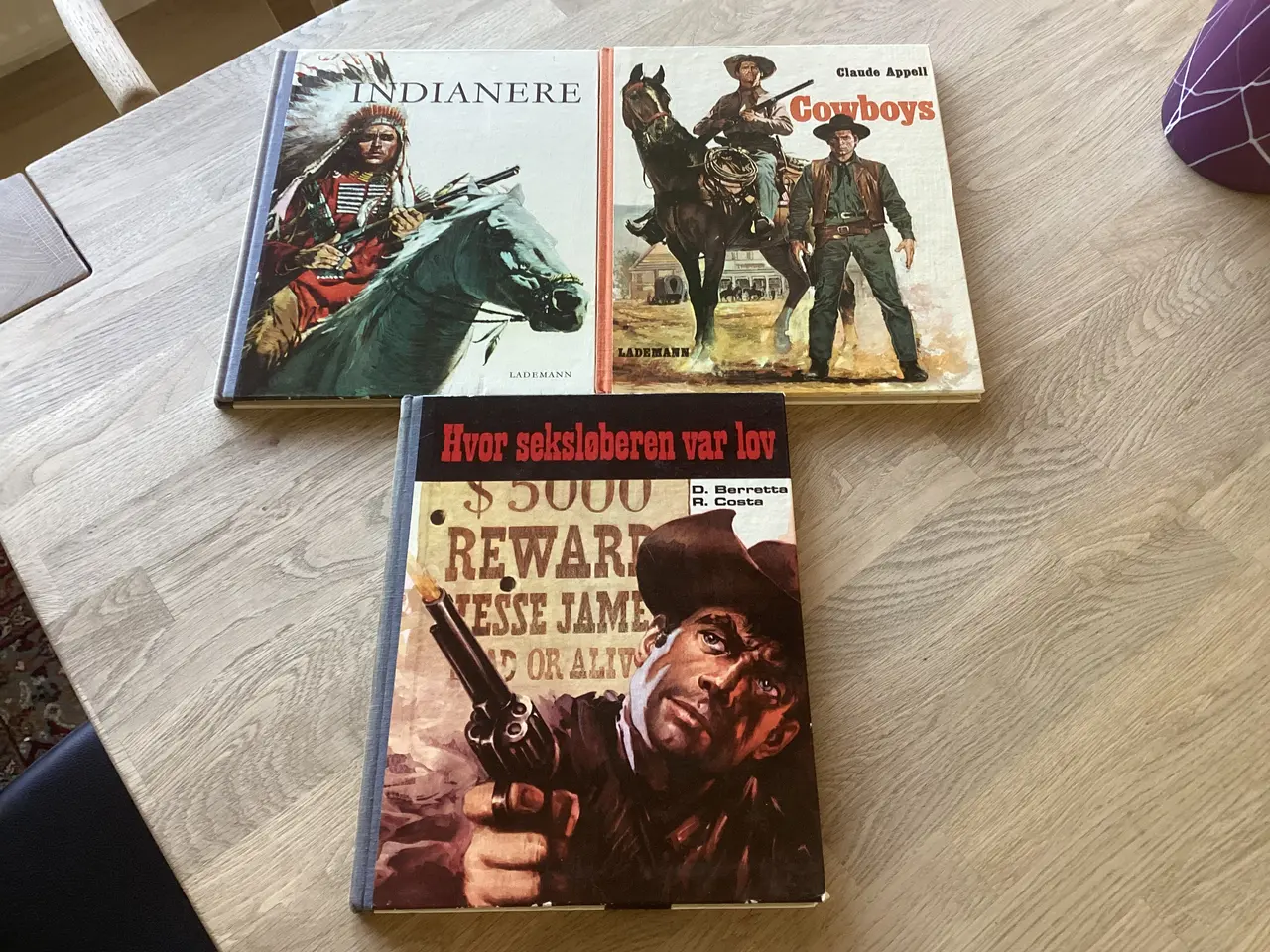 Billede 1 - 3 bøger (cowboy)indianere m.m