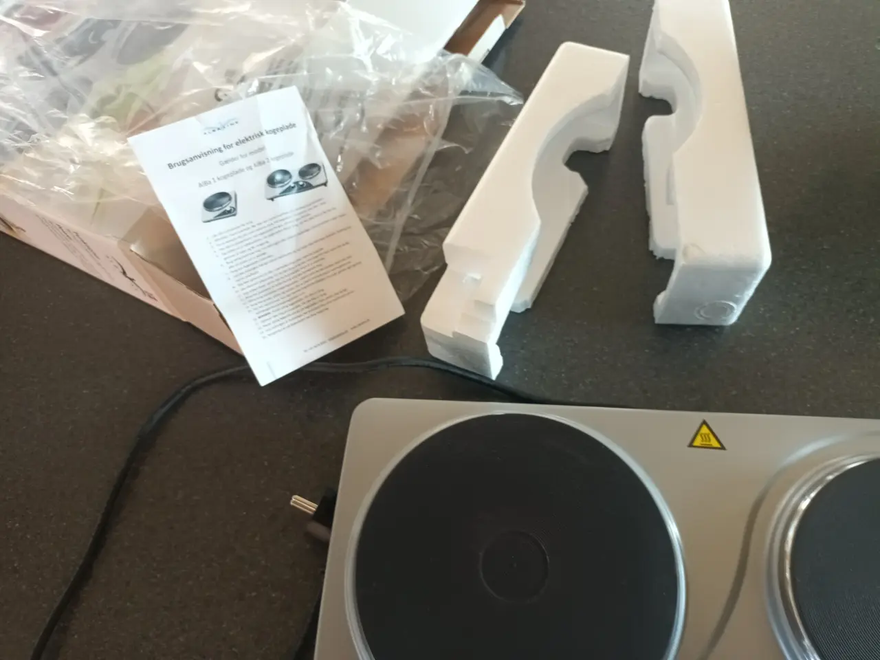 Billede 3 - Albaline Elektrisk dobbelt kogeplade.