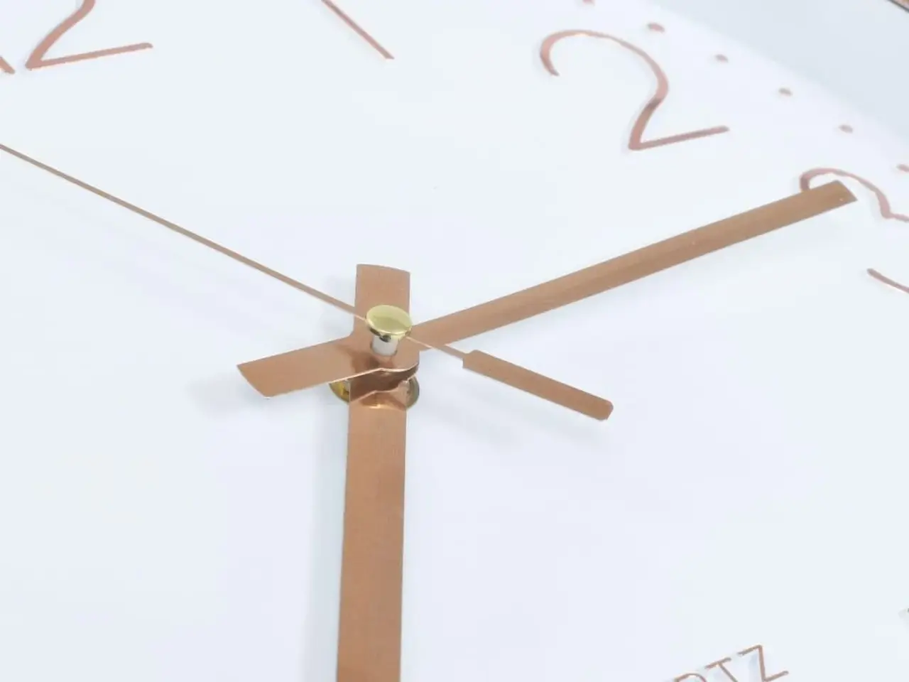 Billede 4 - Vægur 30 cm rosenguld