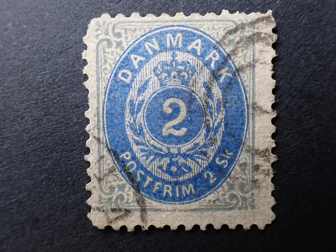 Billede 1 - frimærke Danmark afa 16A