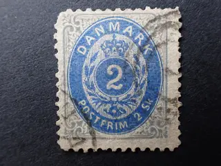 frimærke Danmark afa 16A