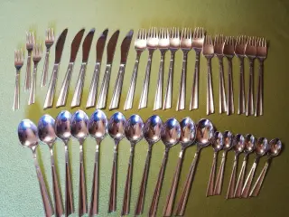 Annette sølvplet bestik knive m.m.