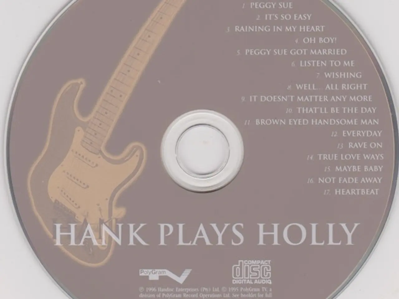 Billede 3 - Hank Marvin – Hank Plays Holly – CD