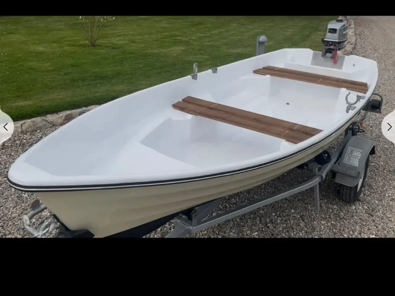 Billede 4 - Lami 375 jolle + 4 hk 2 taks mariner