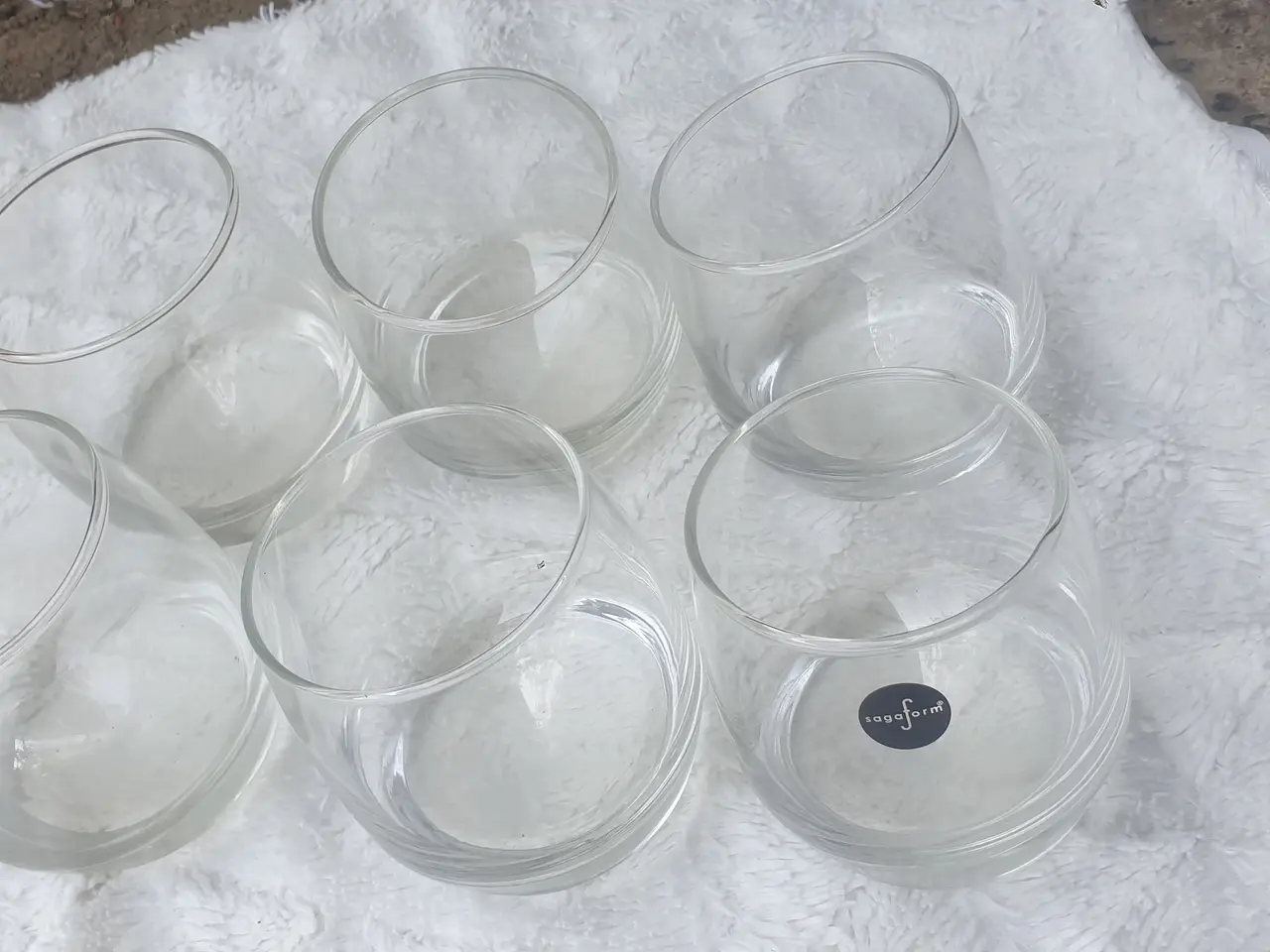 Billede 1 - Sagaform 6 stk whisky point stand glas