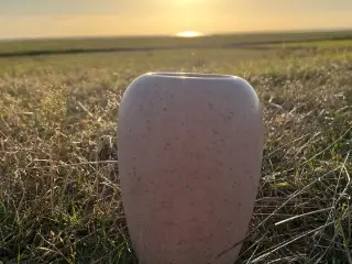 Lækker Rosa keramik vase - West Germany