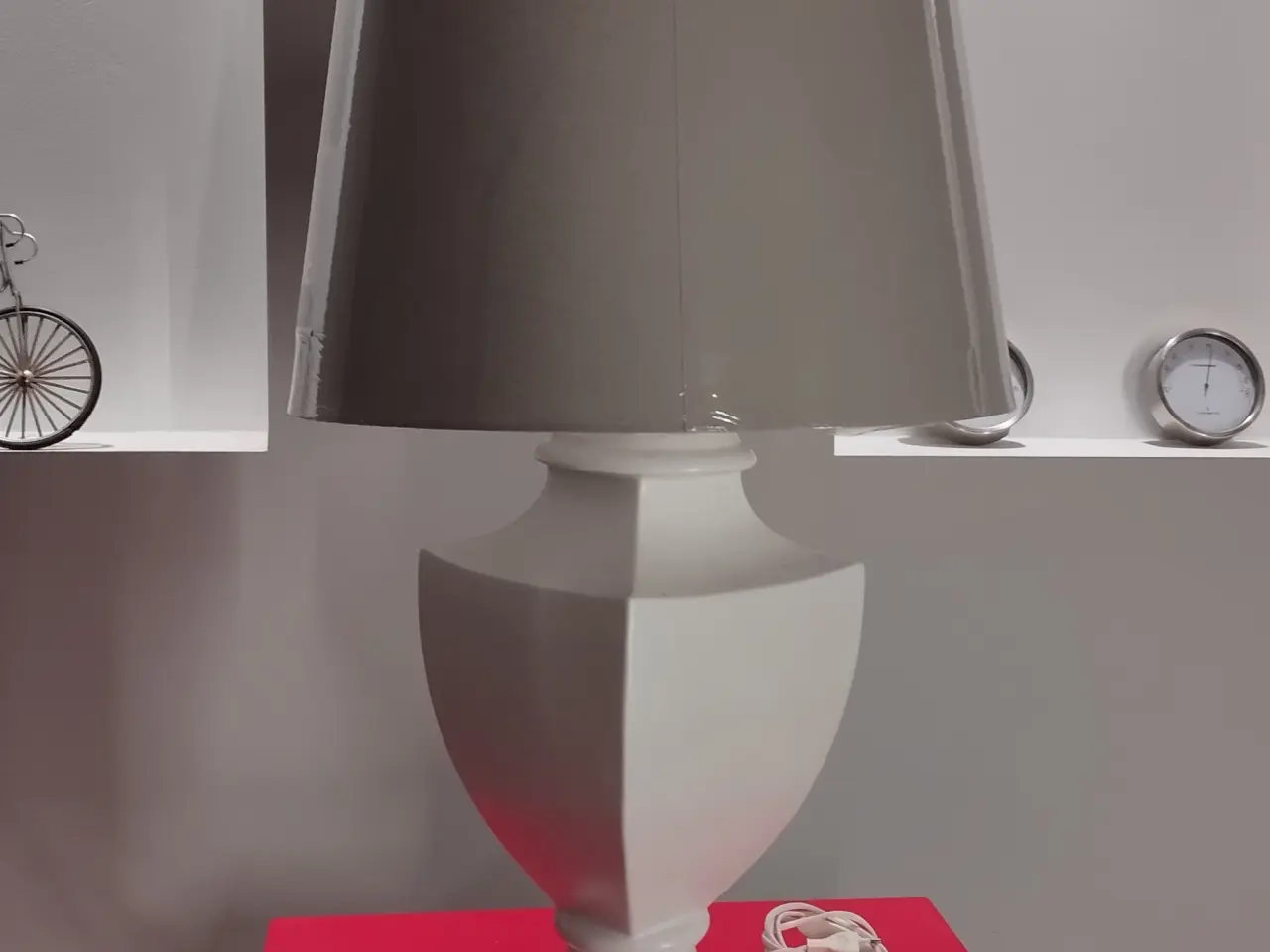 Billede 1 - Bordlampe: - (Stor bordlampe: 77 cm)
