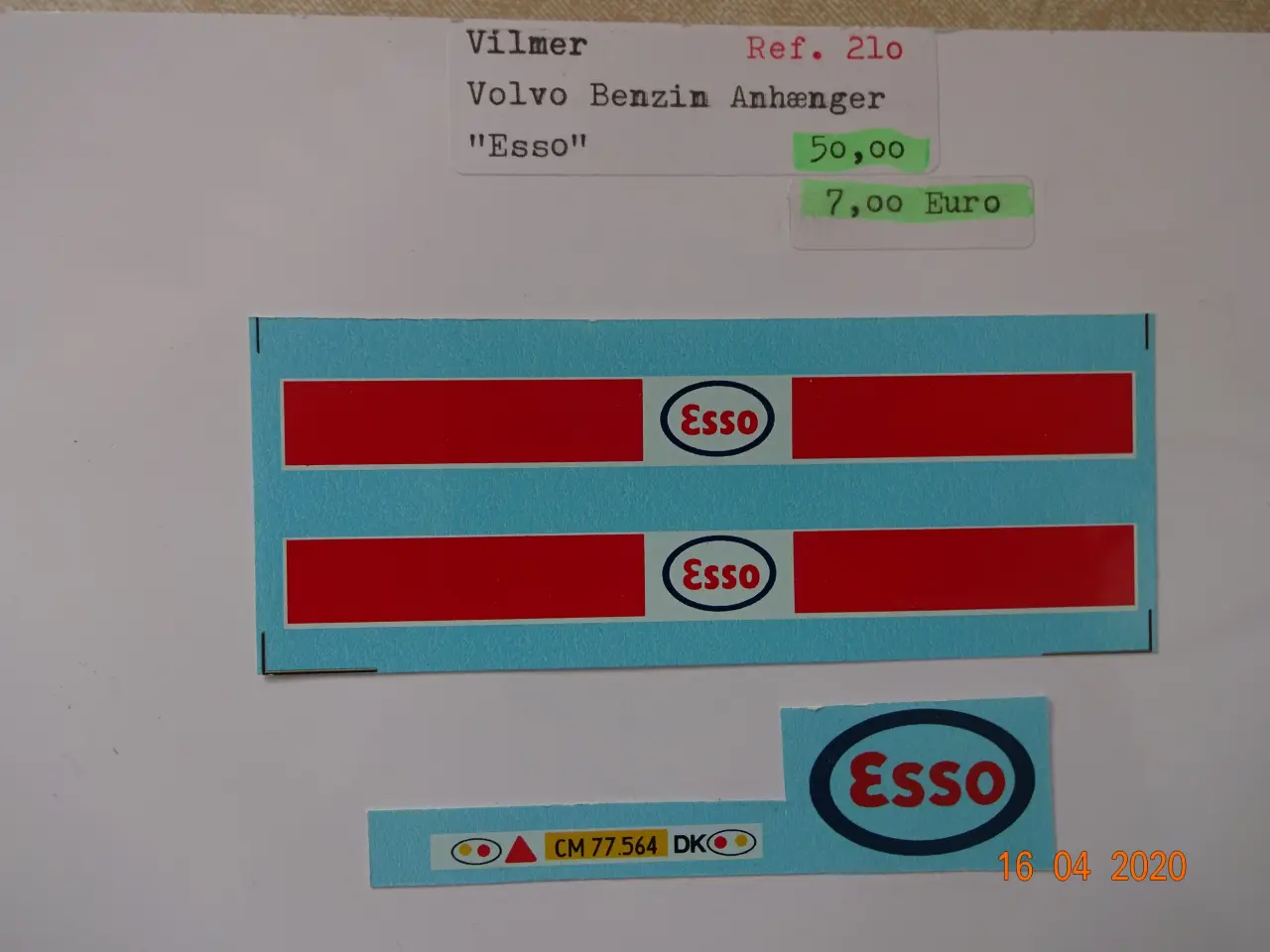 Billede 1 - Decalsæt fra Tekno værkstedet