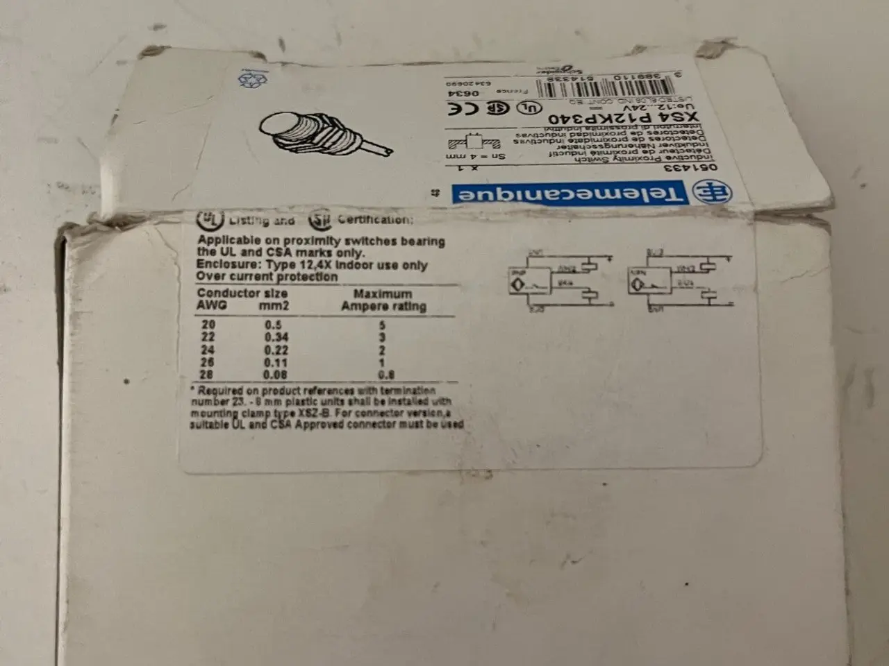 Billede 4 - Telemecanique XS4P12KP340 Inductive Proximity M12