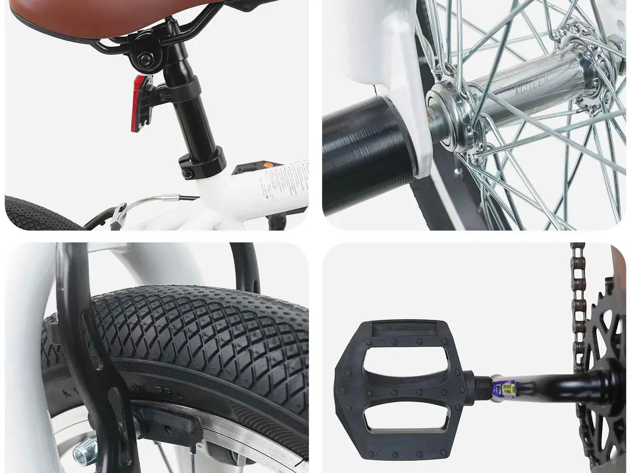 Billede 4 - BMX Cykel 18 tommer til 7-10 år gamle Hvid