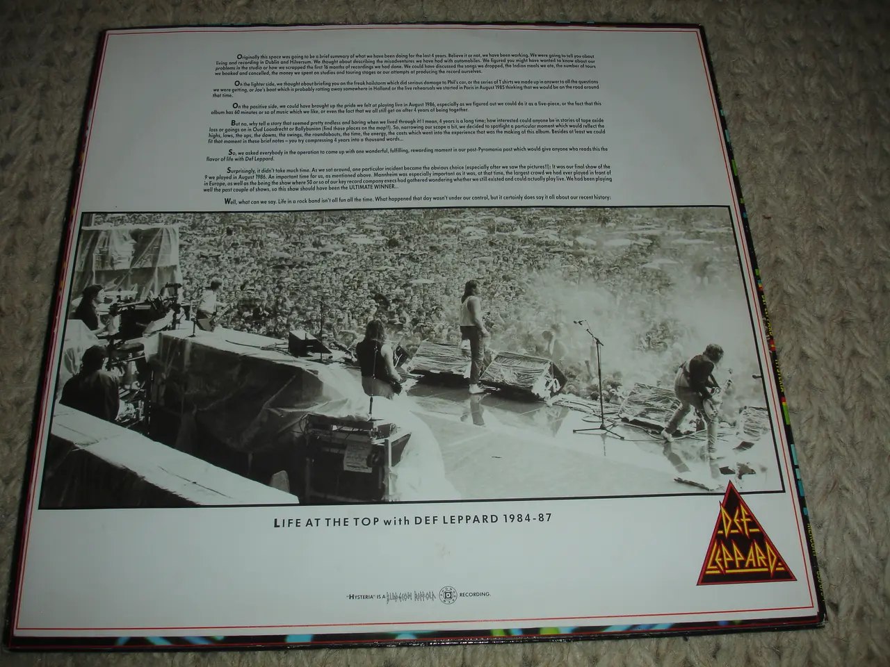 Billede 5 - (Sender gerne) Def Leppard – Hysteria
