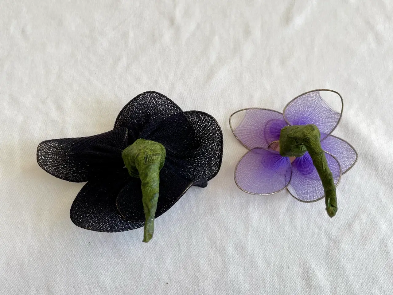 Billede 3 - Vintage hatteblomster