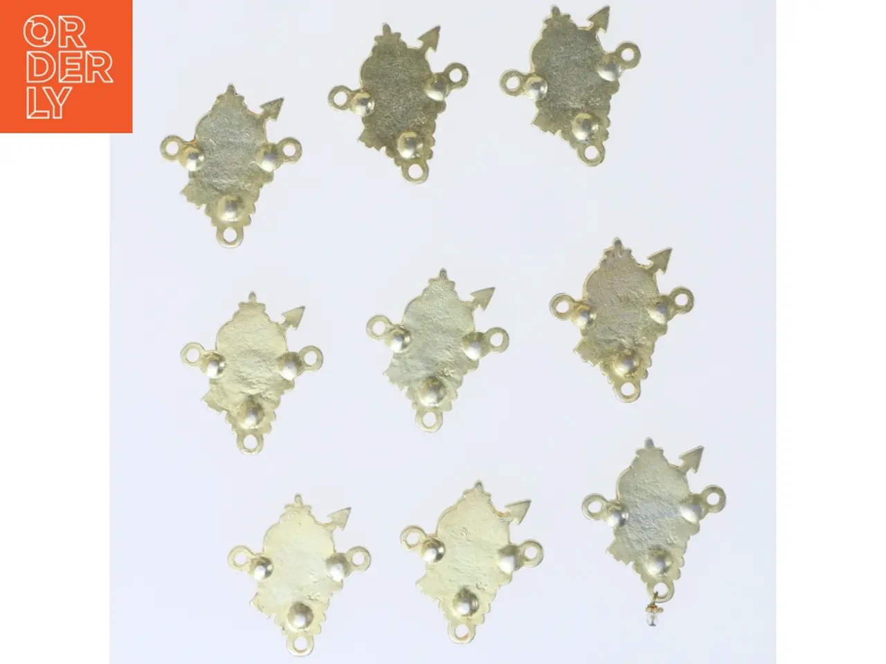 Billede 2 - Dekorative metalpynt (str. 3,5 cm)