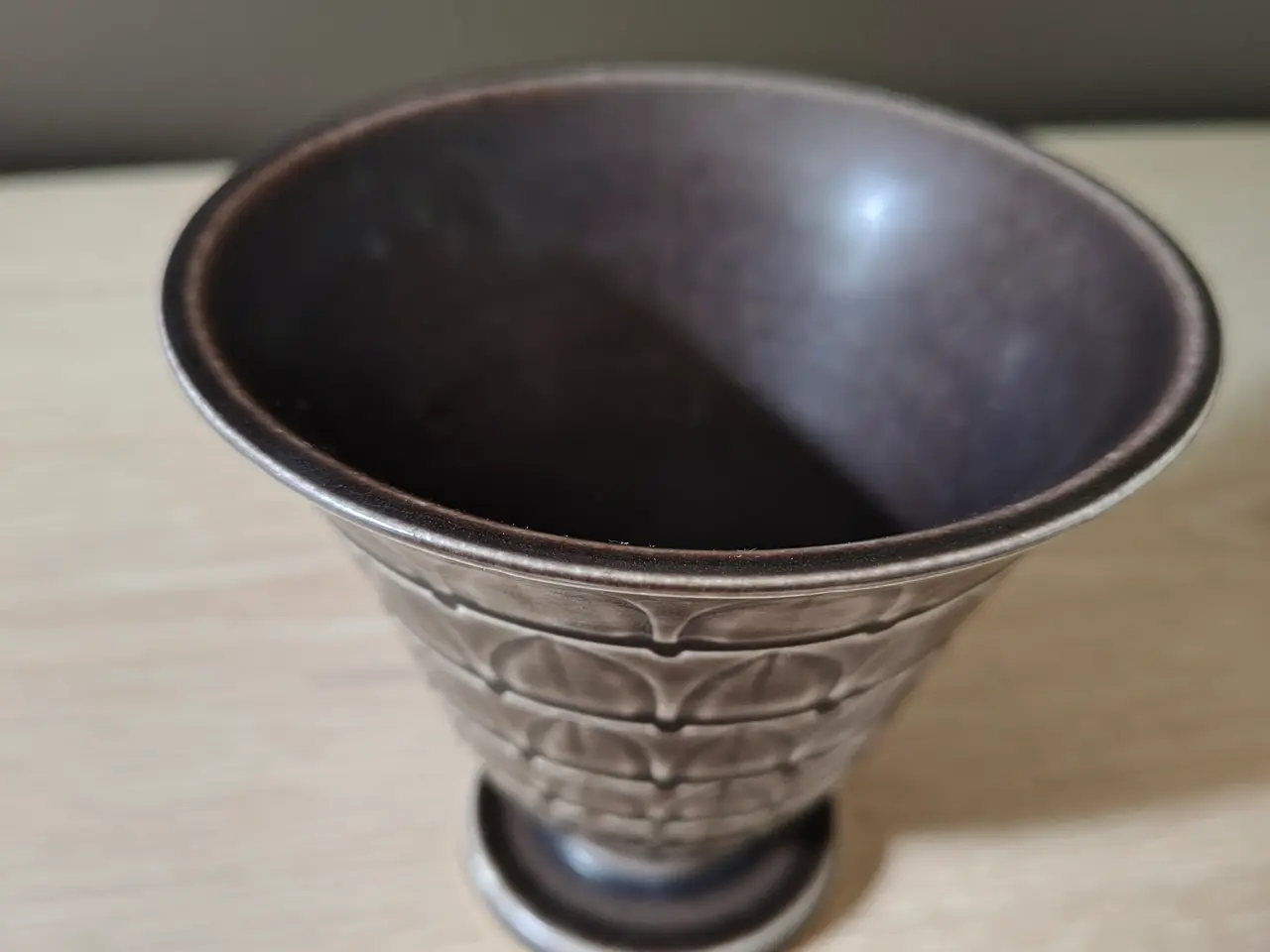 Billede 2 - Flot Aluminia vase af Nils Thorsson