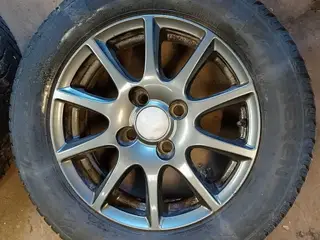 14" alufælge 4x100 sælges