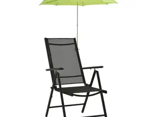 Parasoller til campingstol 2 stk. - 105 cm, grøn, med klemme