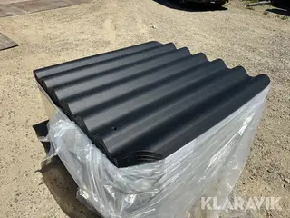 Bølgeplade Euronit 700T HJ/HU Sort - 225 styks