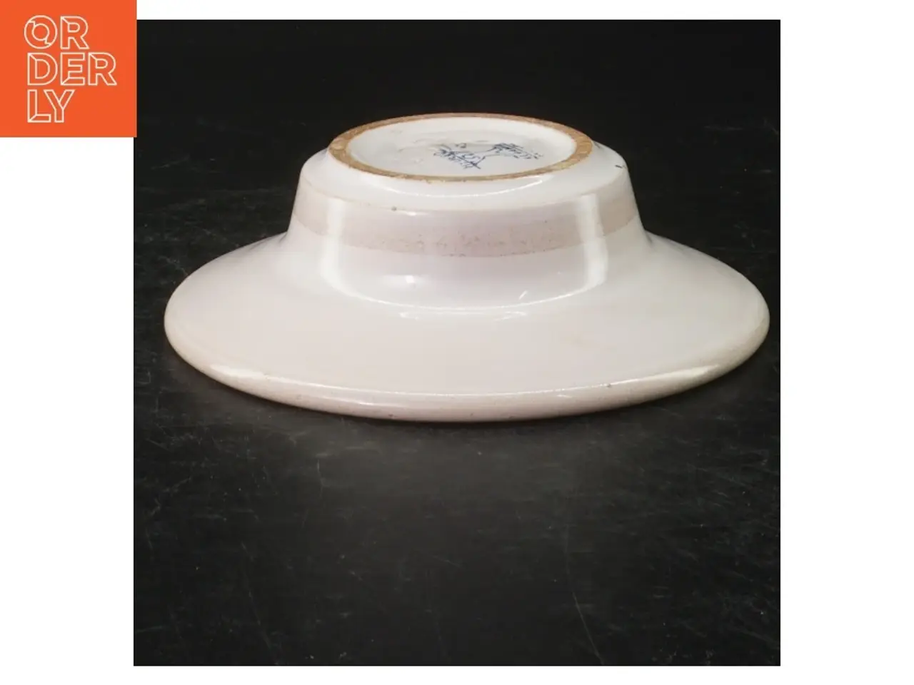 Billede 2 - Håndmalet fajance tallerken fra Hedebo (str. Ø. 15 cm)