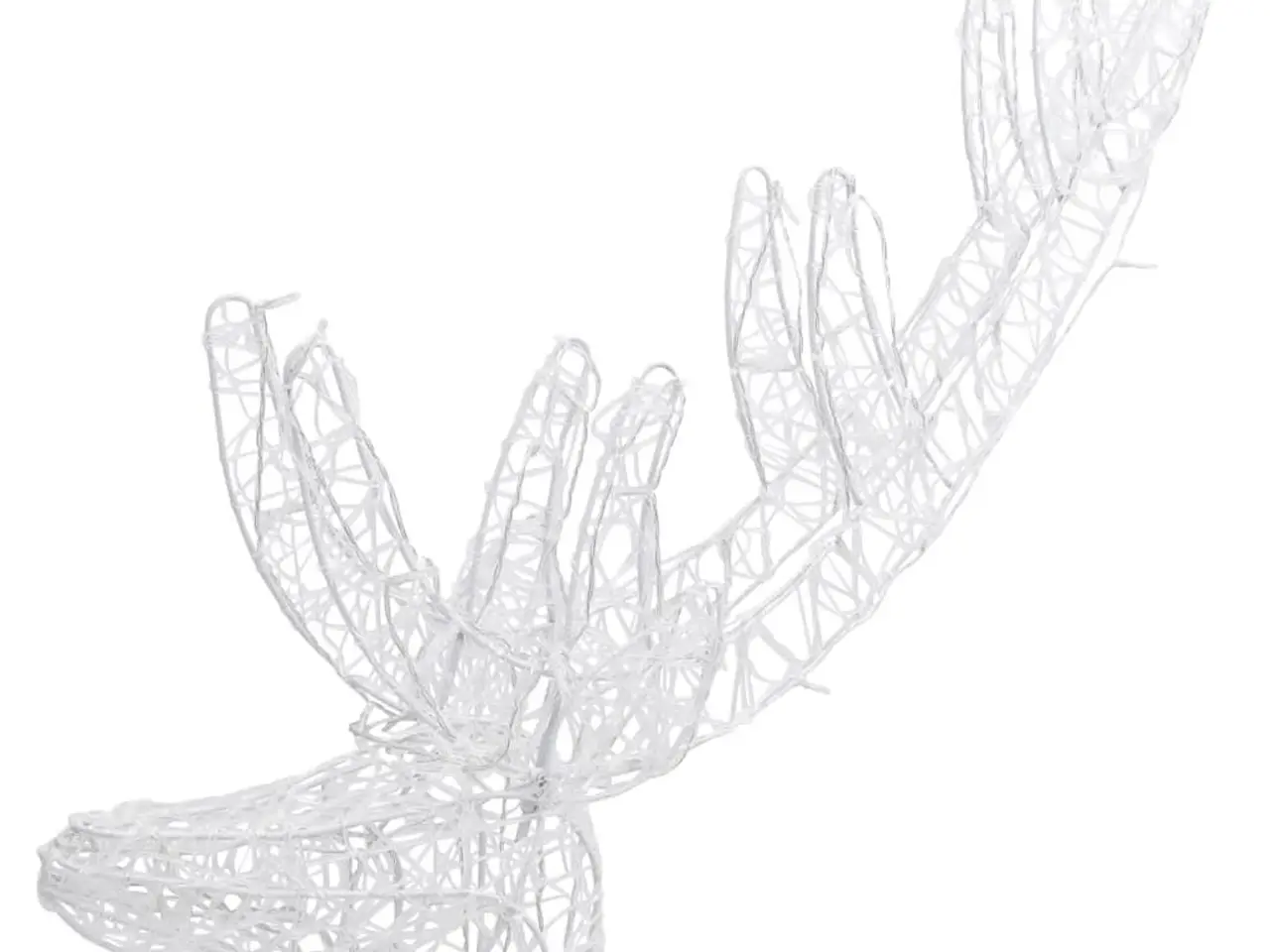 Billede 6 - Julerensdyr XXL 180 cm - varm hvid