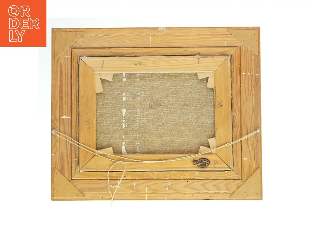 Billede 2 - Landskabsbillede med ramme (str. 56x46 cm)