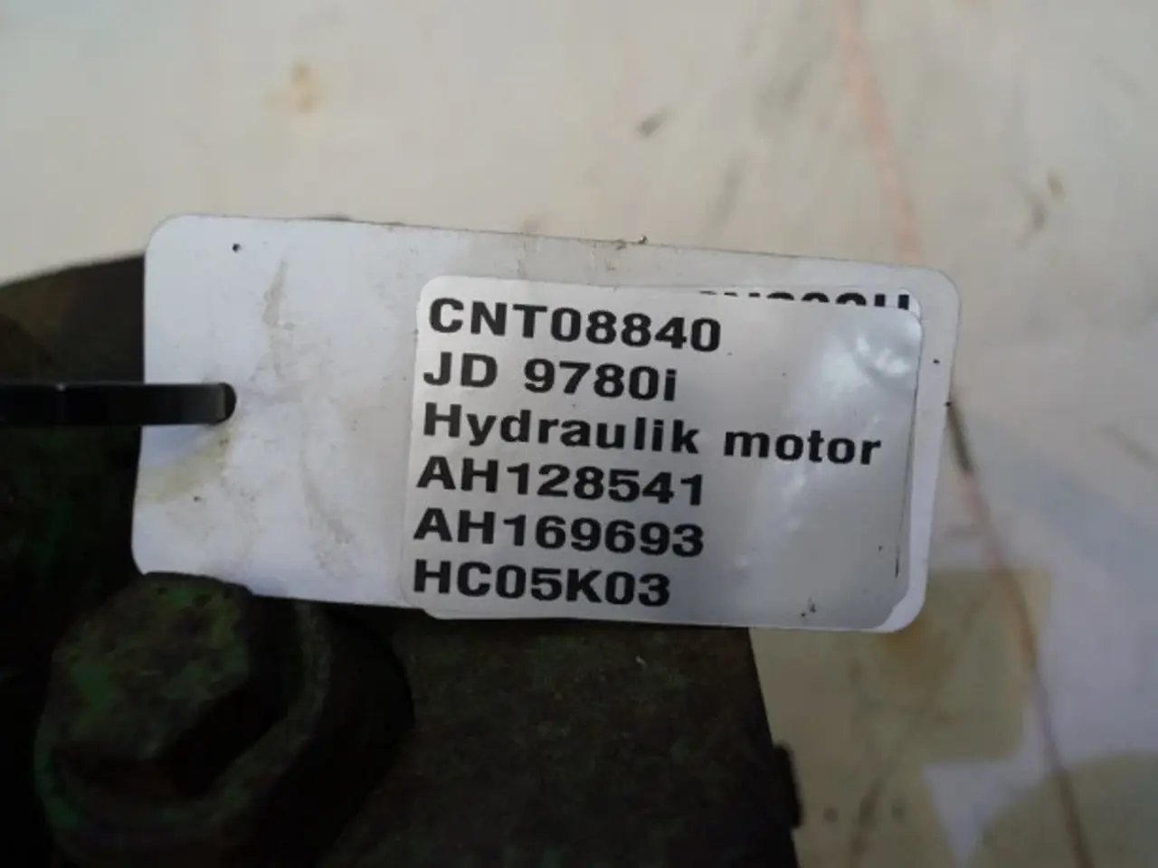 Billede 6 - John Deere 9780 Hydraulik Motor AH128541