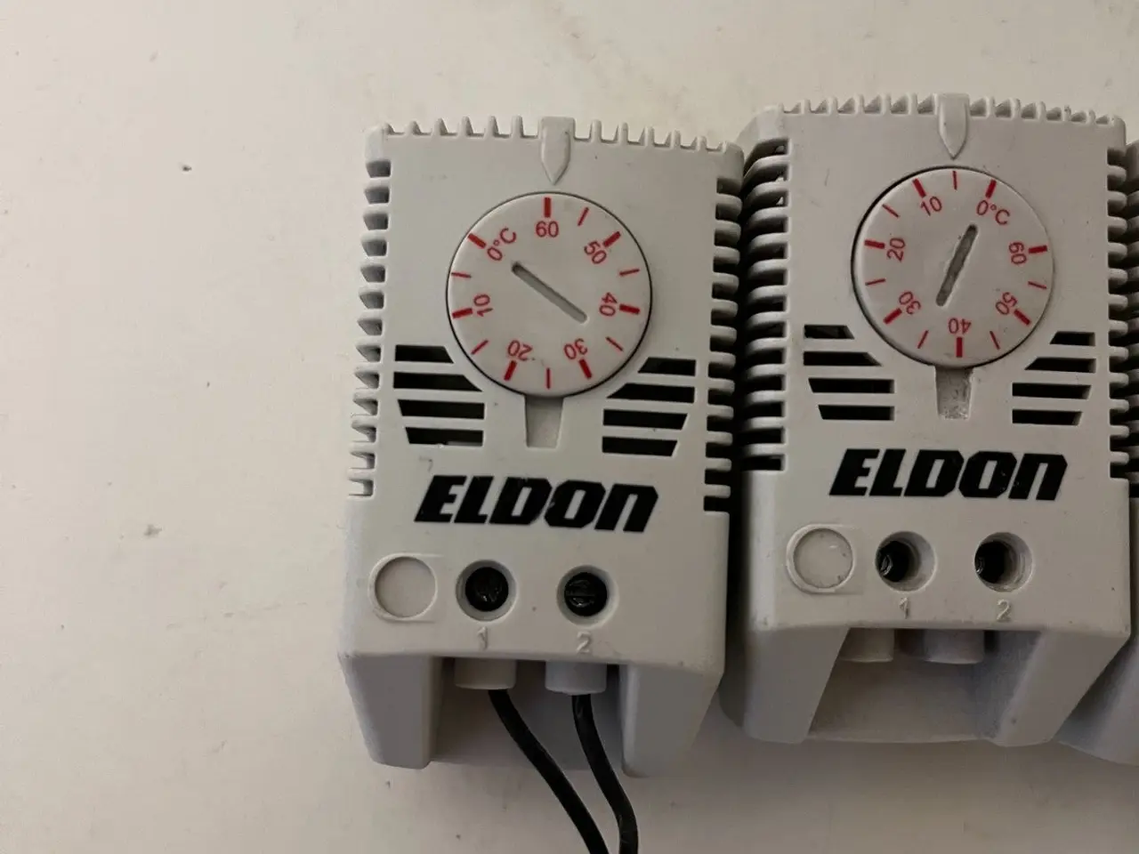 Billede 3 - parti 3x Eldon kabinet Thermostat 0–60°C Cabinet