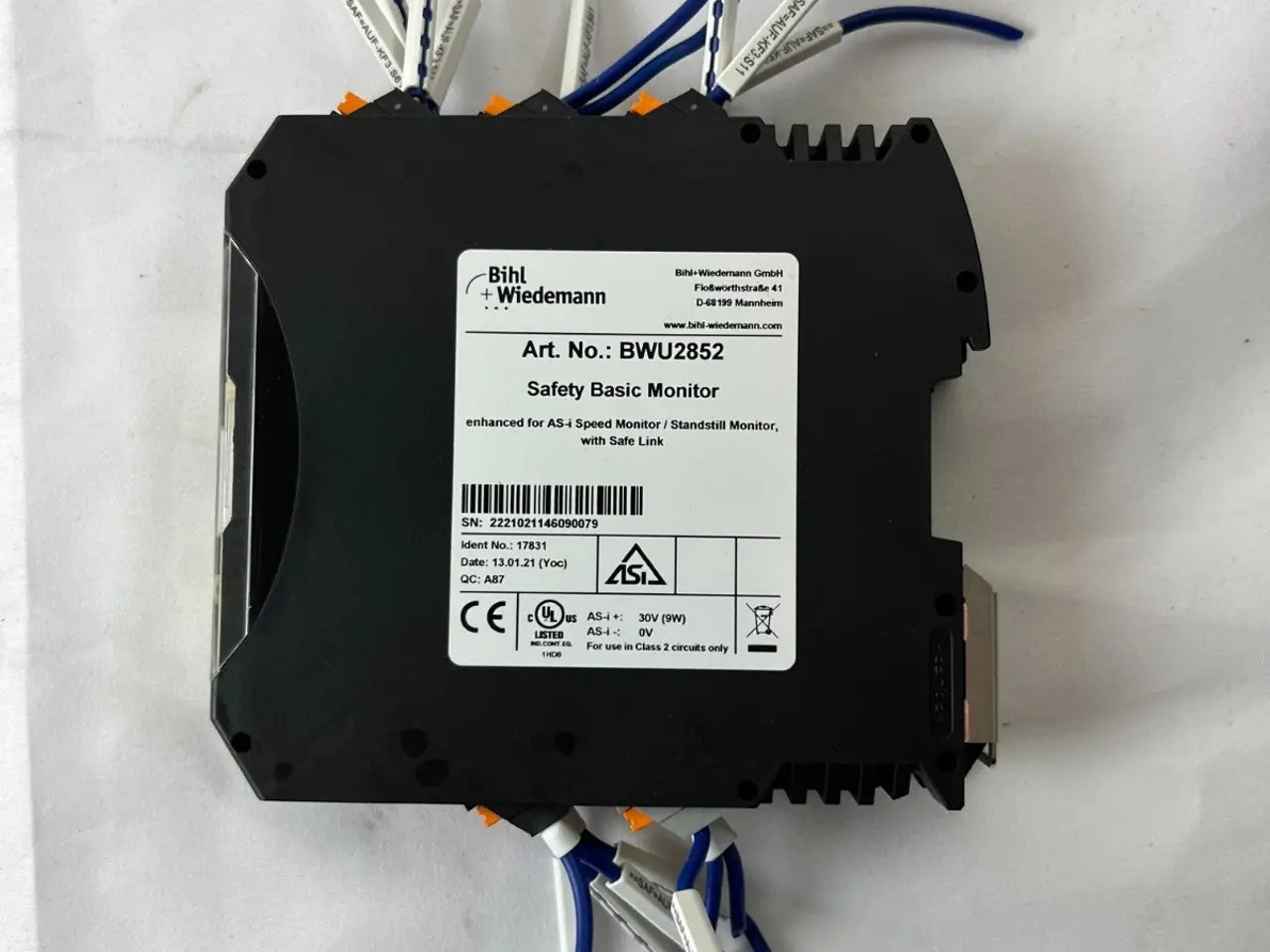 Billede 7 - Bihl+Wiedemann BWU2852 AS-i Safety Basic Monitor