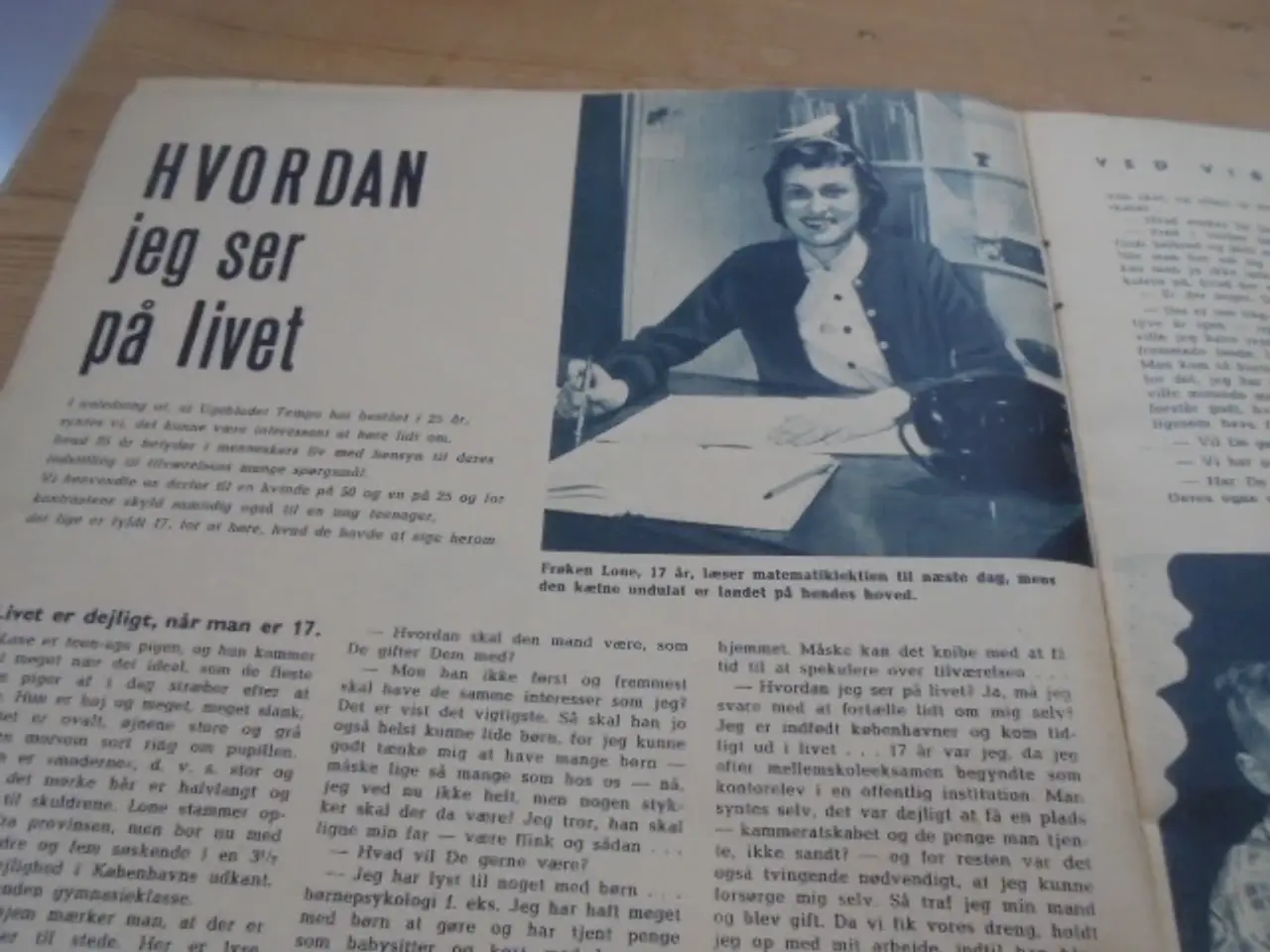 Billede 3 - Ugebladet Tempo nr. 15 fra 1958 25 års jubilæums