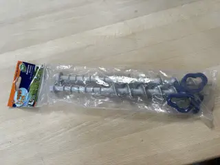 2 stk Peggy Peg Jordskrue 31cm Aluminium skruepløk