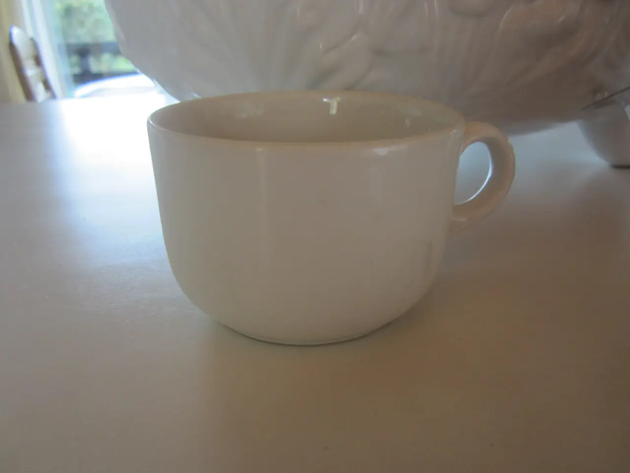 Billede 1 - Royal Copenhagen hvid kop nr. 9596
