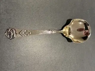 Københavns porcelain marmeladeske i sølv