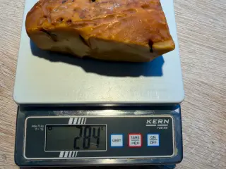 Kæmpe stykke Baltisk Rav (284g) – Vintage, certifi