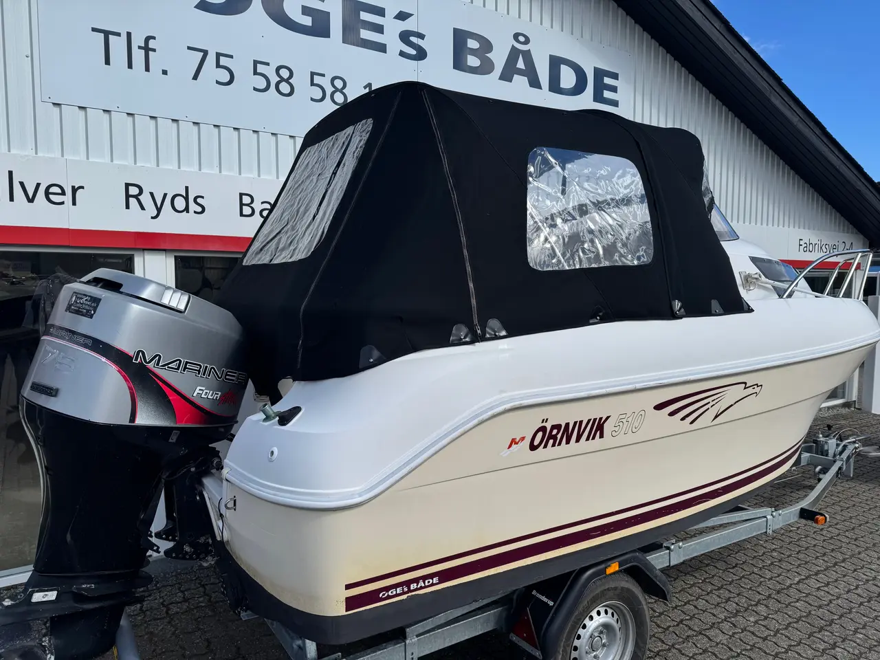 Billede 5 - 510 Cruiser med F75 Mariner 4 takt 1,6L - ENGROS SALG