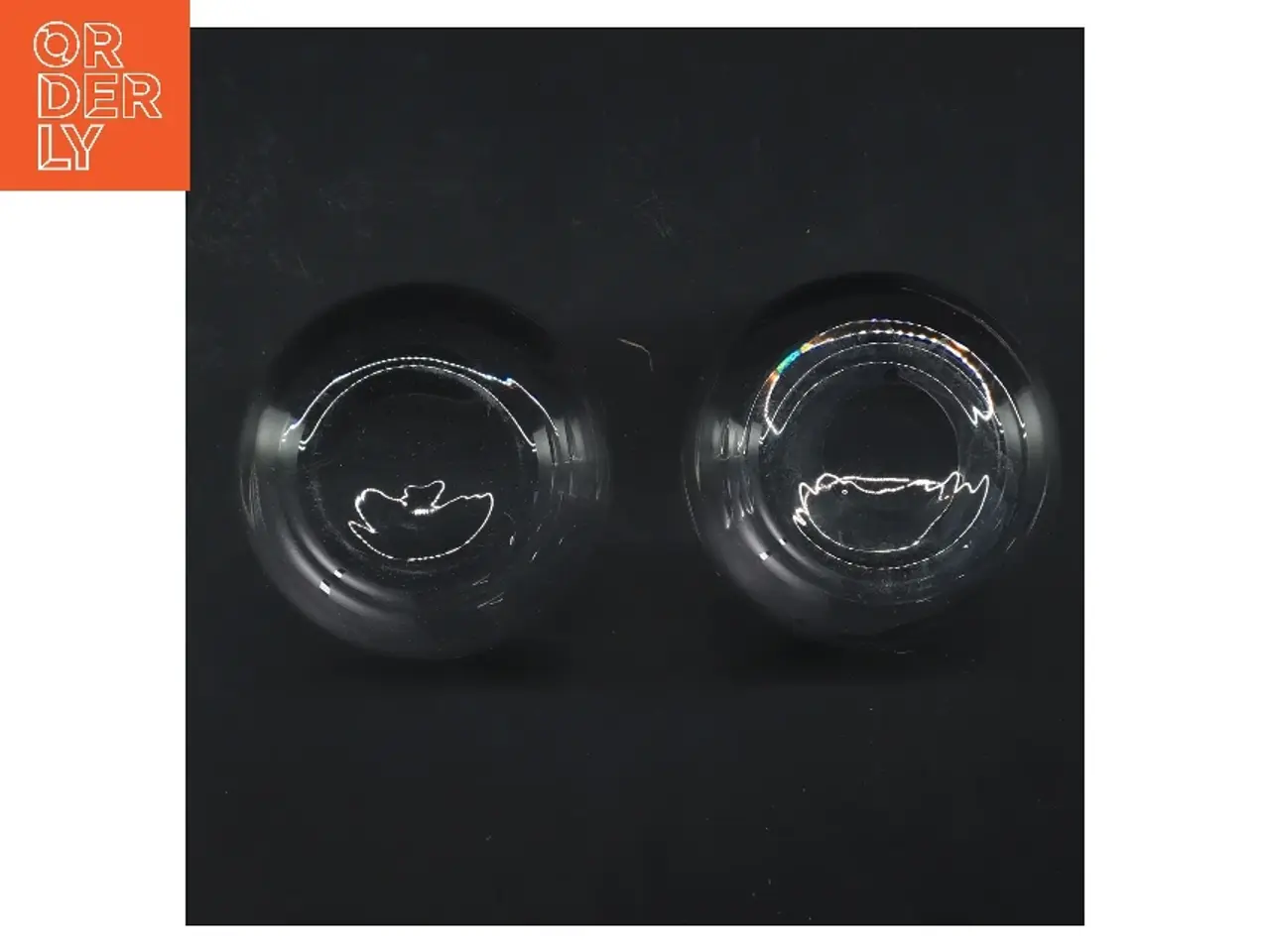 Billede 3 - Sæt af to drikkeglas (str. 2 stk Ø 6,5 cm længde 10 cm)