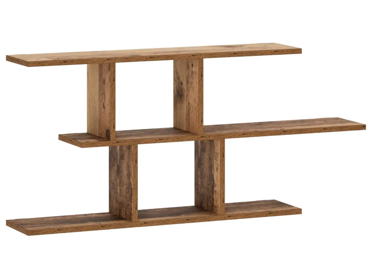 Billede 2 - Væghylde i gammelt træ - 100 x 17 x 45,5 cm