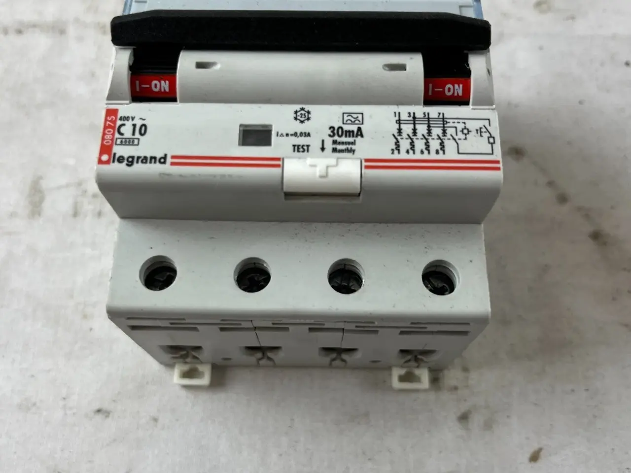 Billede 4 - Legrand C10 RCBO 4P 400V 30mA Residual