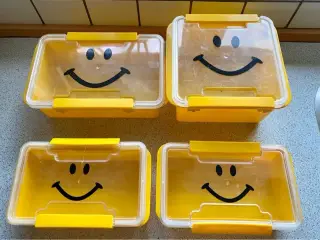SMILEY opbevaringsbokse til salg
