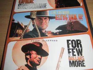 BYD. CLINT EASTWOOD. 3 x Film. BOKS.