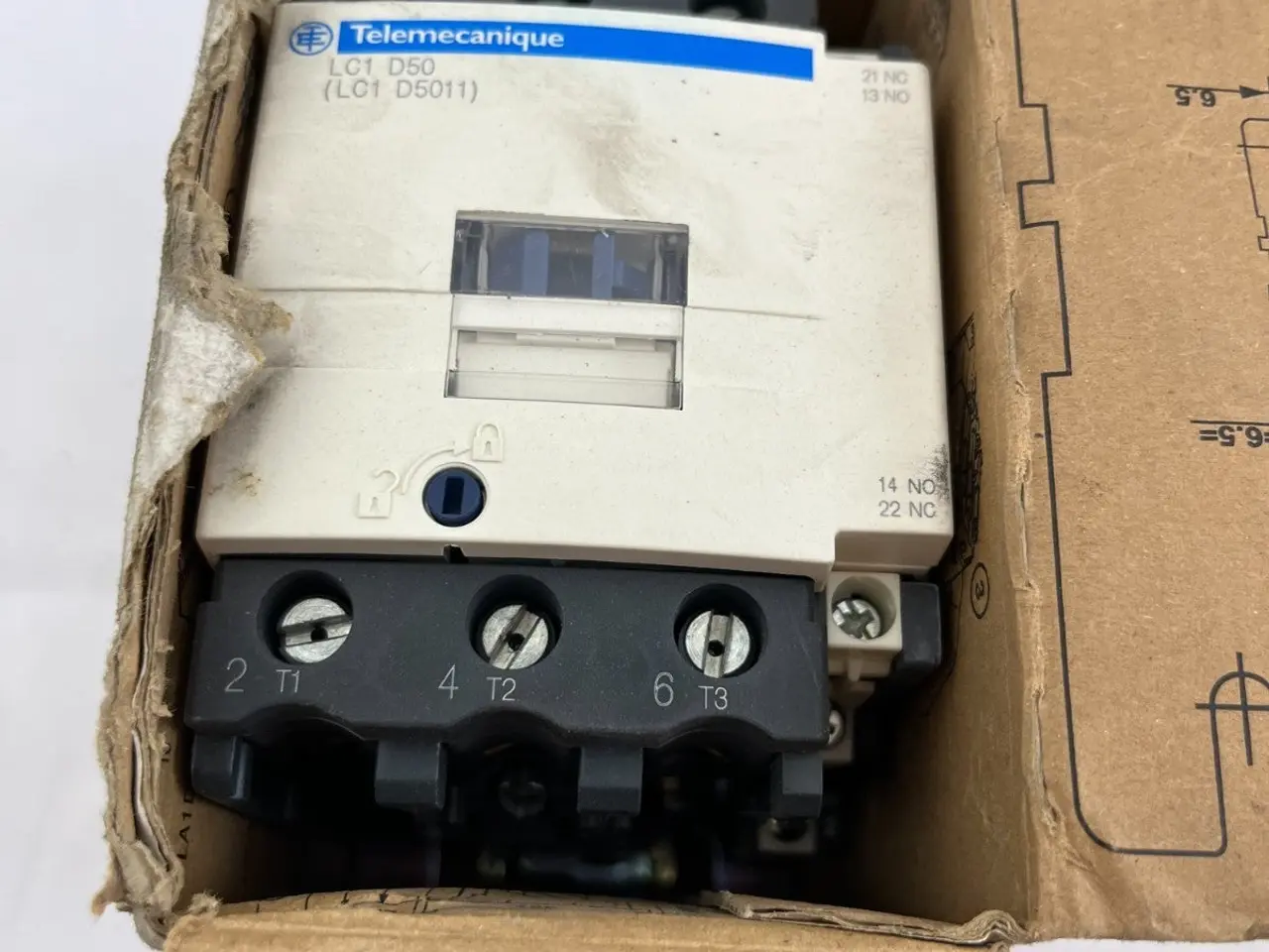 Billede 9 - Telemecanique LC1D50P7 kontaktor Square D 50A 230V